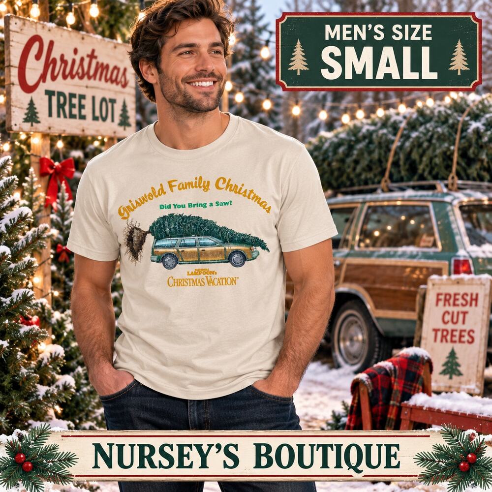 National Lampoon Christmas Vacation Griswold Graphic Tee Men’s Small